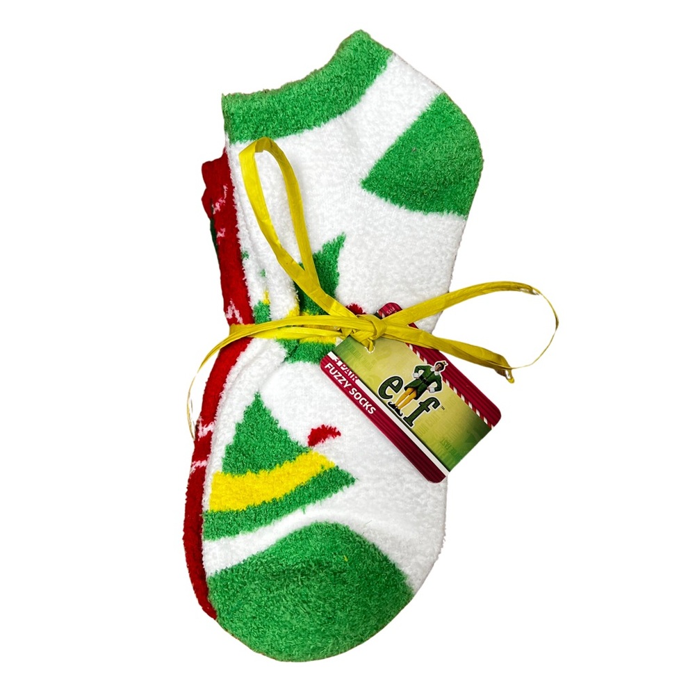 NWT Elf 3 Pack Fuzzy Socks
